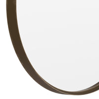 Modern 27.5 Inch Round Wall Mount Accent Mirror