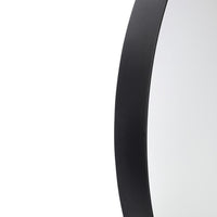 Modern 30 Inch Round Wall Mount Accent Mirror