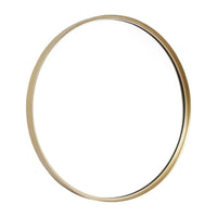 Modern 27.5 Inch Round Wall Mount Accent Mirror