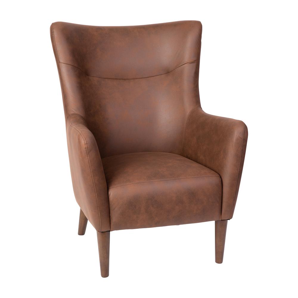 Modern Commercial Grade Wingback Accent Chair