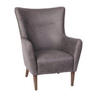 Modern Commercial Grade Wingback Accent Chair