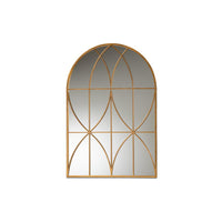 Celerina Modern and Contemporary Gold Finished Metal Accent Wall Mirror