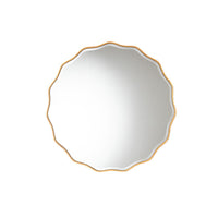 Weston Modern Glam and Luxe Antique Goldleaf Finished Wood Accent Wall Mirror