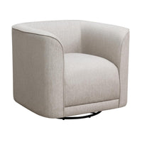 Swivel Accent Chair with 360° Swivel And U-Shape