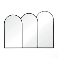 Triple Arch Framed Wall Mirror