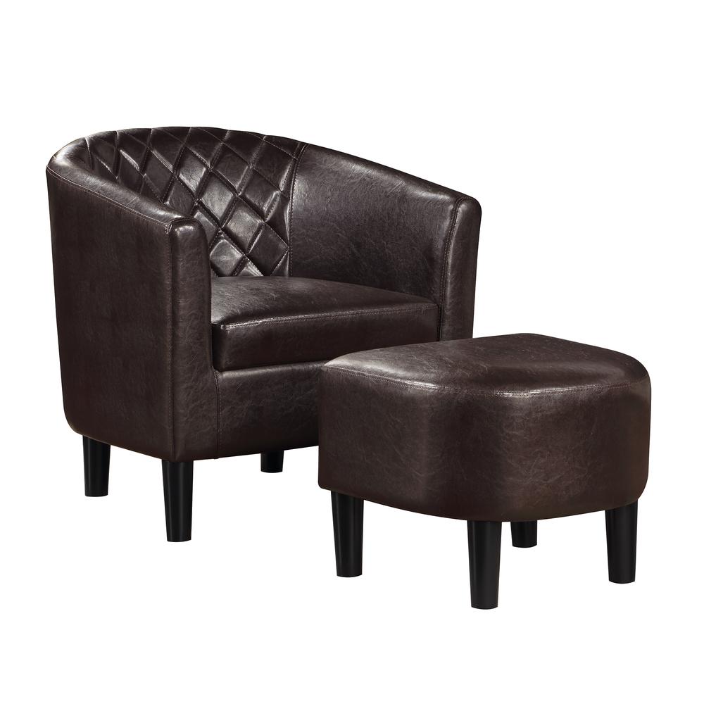 Take a Seat Roosevelt Accent Chair with Ottoman