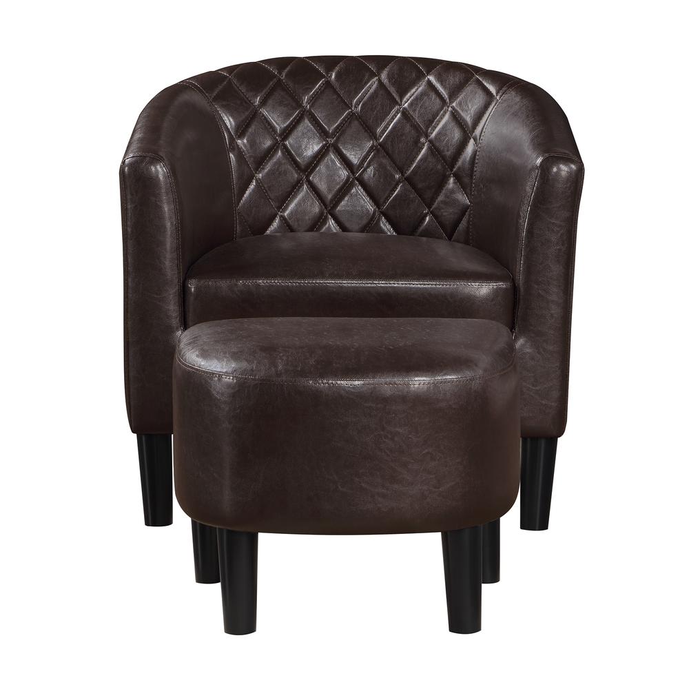 Take a Seat Roosevelt Accent Chair with Ottoman