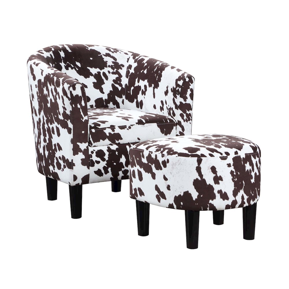 Take a Seat Churchill Accent Chair with Ottoman