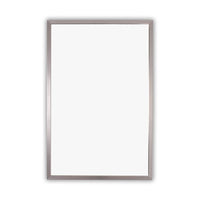 CHLOE'S Reflection Chrome Finish Rectangular Framed Wall Mirror 33" Height