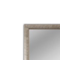 CHLOE's Reflection Contemporary Silver Finish Rectangle Framed Wall Mirror 35" Width