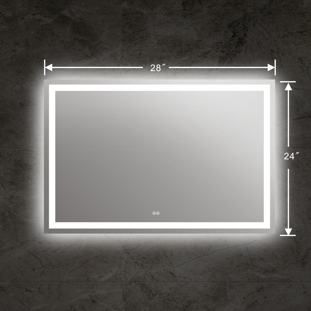 SPECULO Back Lit LED Mirror 4000K Warm White  28" Wide