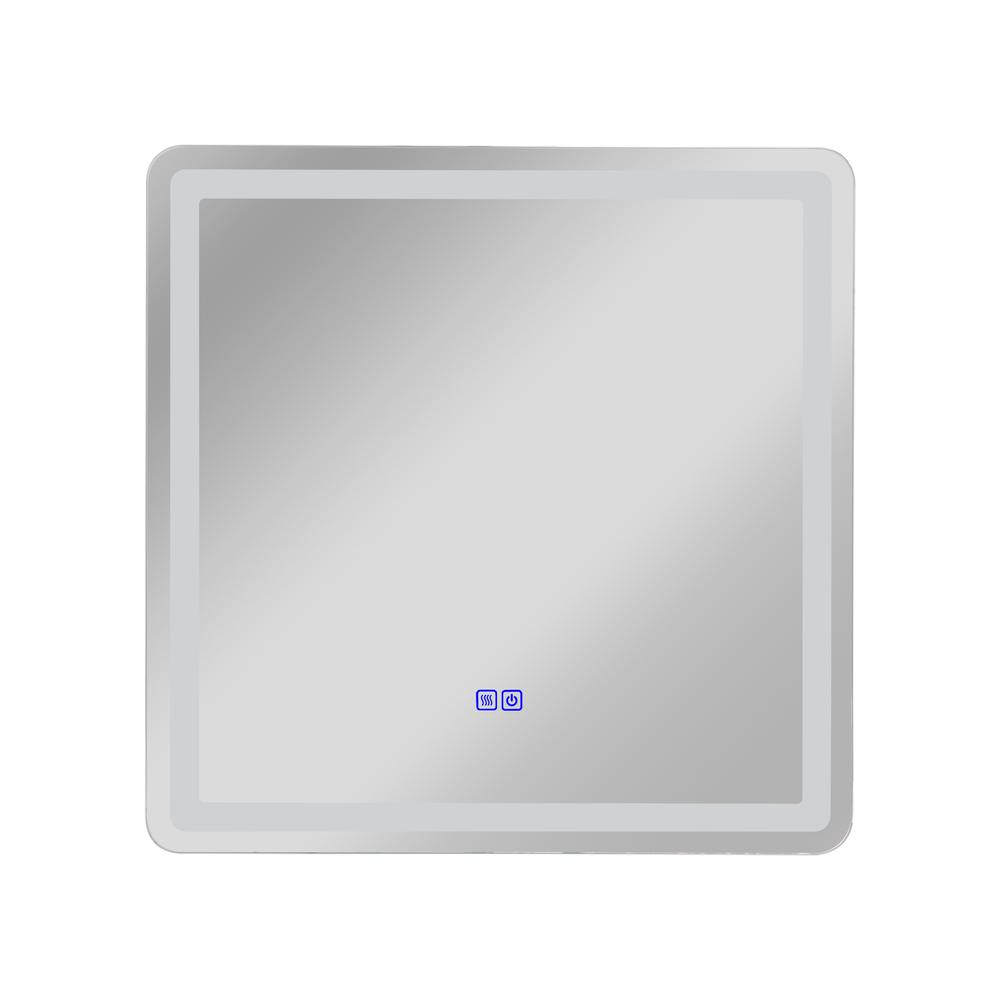 CHLOE Lighting LUMINOSITY Back Lit Rectangular TouchScreen LED Mirror 3 Color Temperatures 3000K-6000K 30" Wide