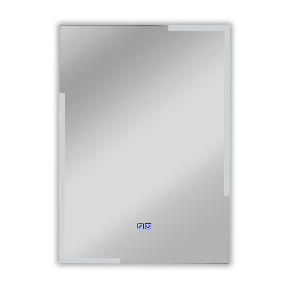 CHLOE Lighting LUMINOSITY Back Lit Rectangular TouchScreen LED Mirror 3 Color Temperatures 3000K-6000K 28" Height