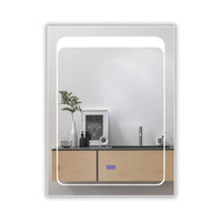 CHLOE Lighting- LUMINOSITY Back Lit Rectangular TouchScreen LED Mirror 3 Color Temperatures- 3000K-6000K 32" Height