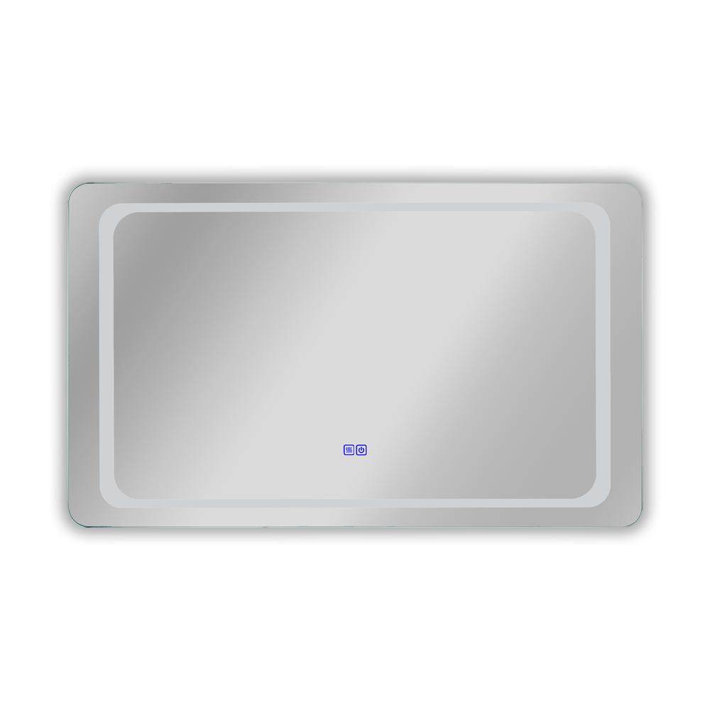 CHLOE Lighting LUMINOSITY Back Lit Rectangular TouchScreen LED Mirror 3 Color Temperatures 3000K-6000K 39" Wide