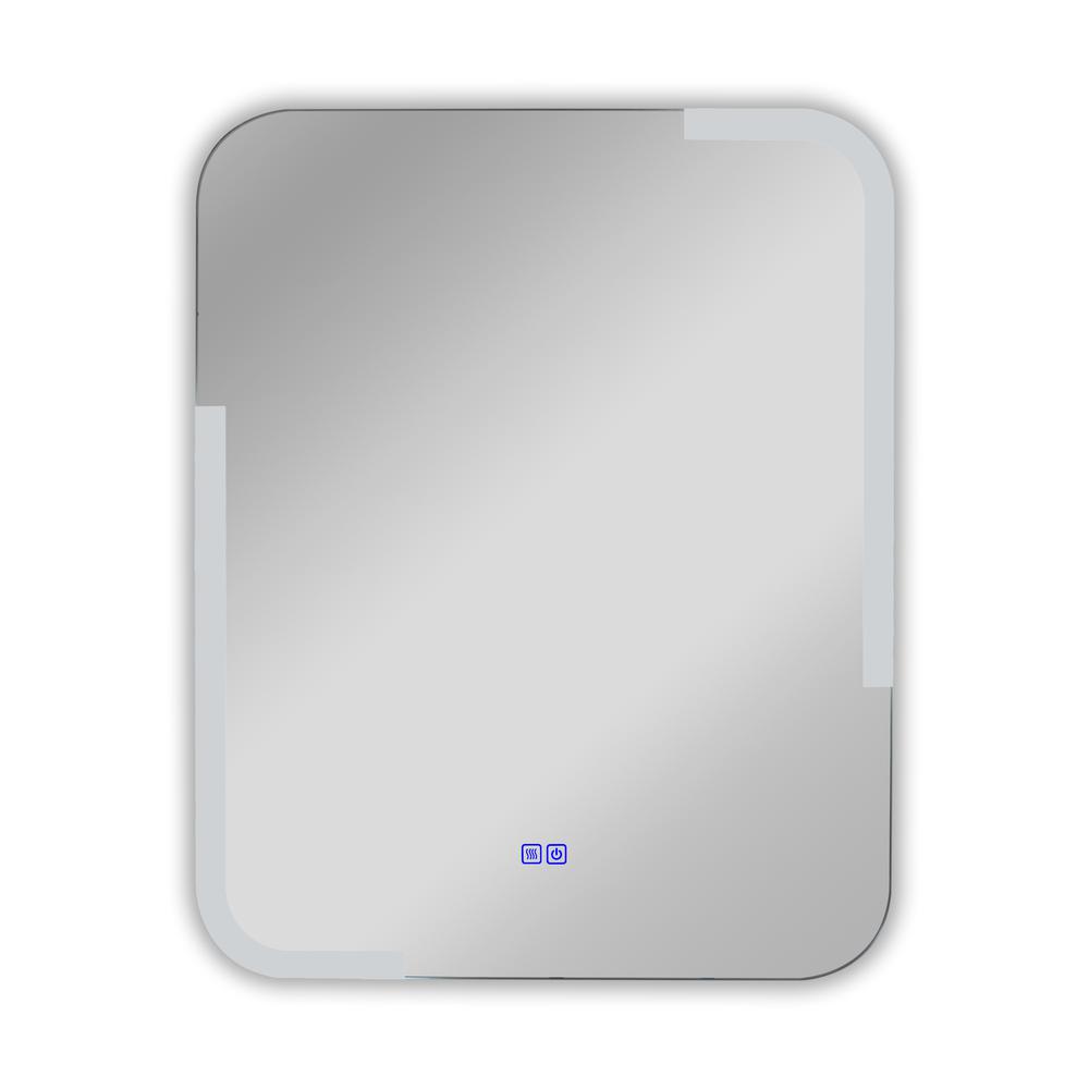 CHLOE Lighting LUMINOSITY Back Lit Rectangular TouchScreen LED Mirror 3 Color Temperatures 3000K-6000K 30" Height