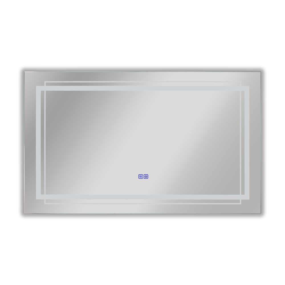 CHLOE Lighting LUMINOSITY Back Lit Rectangular TouchScreen LED Mirror 3 Color Temperatures, 3000K-6000K 39" Wide