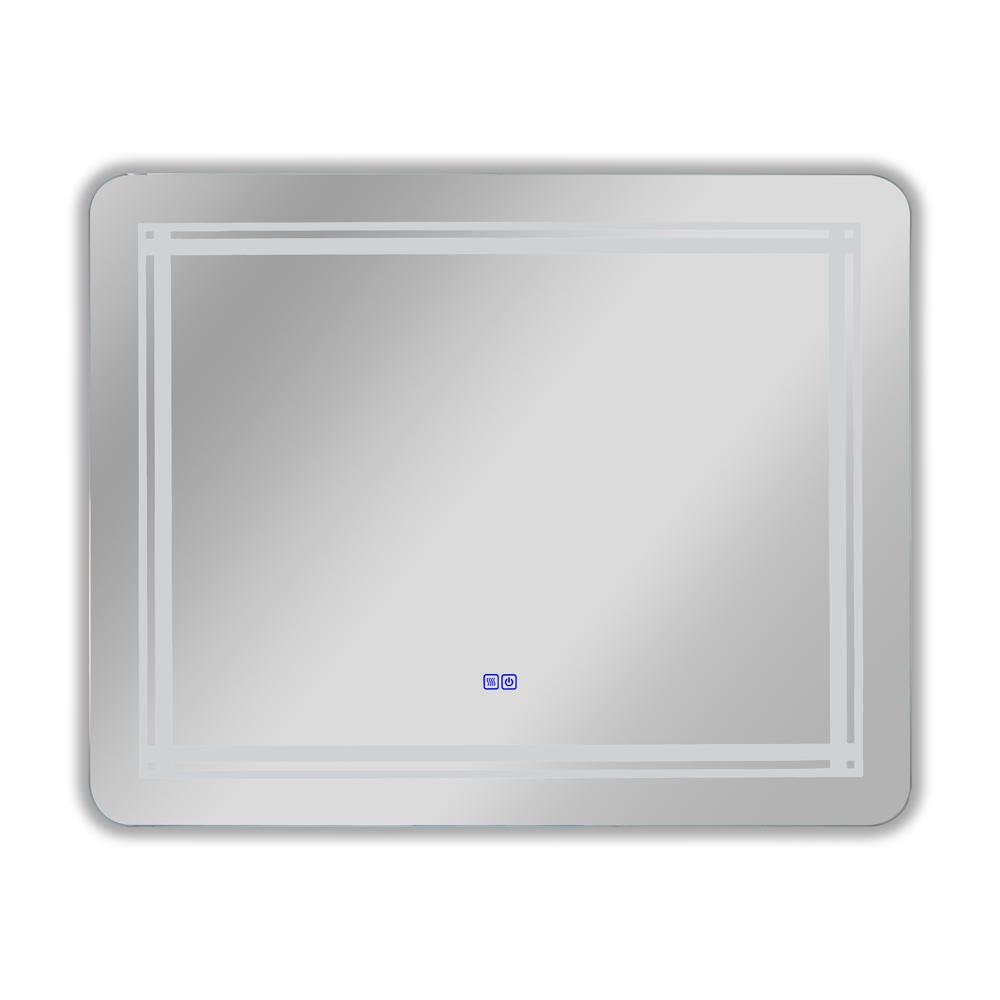 CHLOE Lighting, LUMINOSITY Back Lit Rectangular TouchScreen LED Mirror 3 Color Temperatures 3000K-6000K 39" Wide