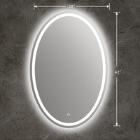 SPECULO Back Lit LED Mirror 6000K Daylight White 28" Wide