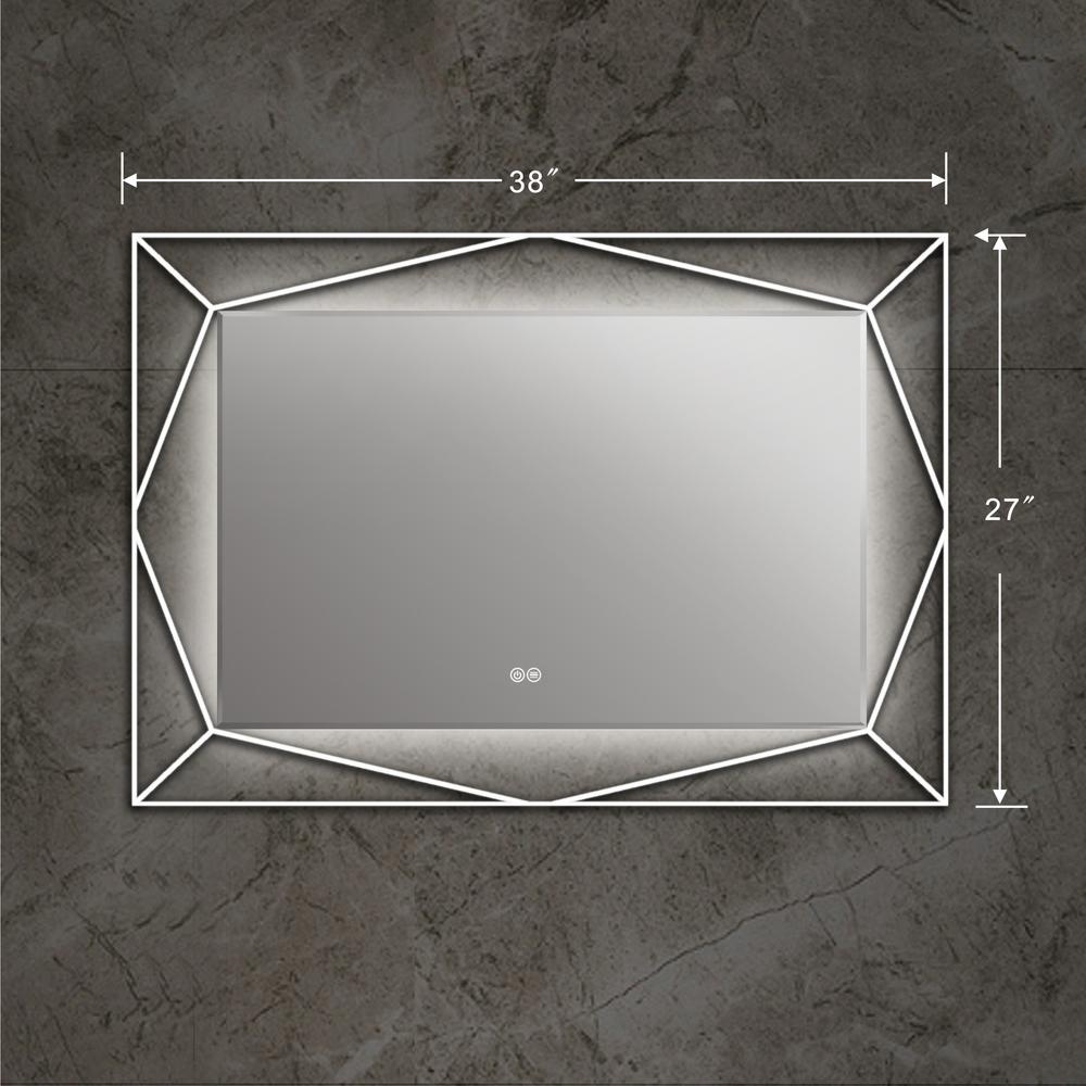 SPECULO Back Lit LED Mirror 6000K Daylight White 39" Wide