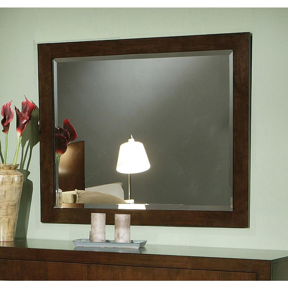 Jessica Rectangular Wall Dresser Mirror Cappuccino