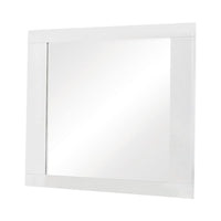 Felicity Rectangle Dresser Mirror Glossy White