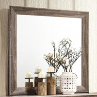 Kauffman Rectangular Dresser Mirror Washed Taupe