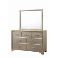 Beaumont Rectangular Dresser Mirror Champagne