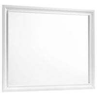 Barzini Rectangle Dresser Mirror White