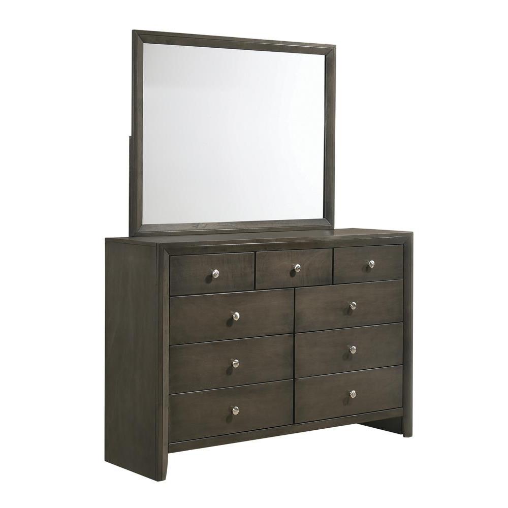 Serenity Rectangular Dresser Mirror Mod Grey