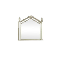 Heidi Arched Dresser Mirror Metallic Platinum