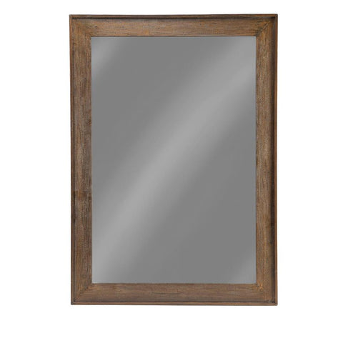 Odafin Rectangle Floor Mirror Distressed Brown