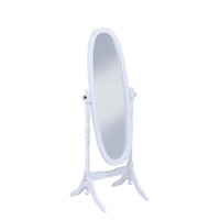 Foyet Oval Cheval Mirror White