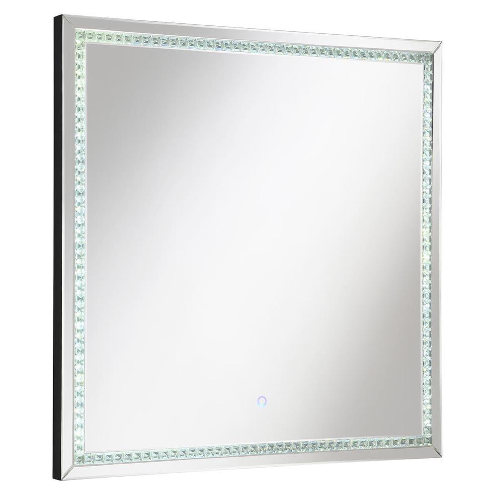 Noelle Square Wall Mirror with LED Lights