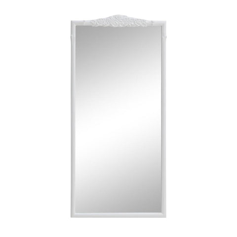 Sylvie French Provincial Rectangular Floor Mirror White