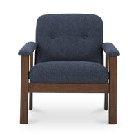 Parker Lounge Chair Dark Blue