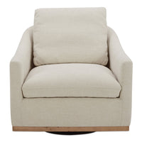 Linden Swivel Chair Soft Beige