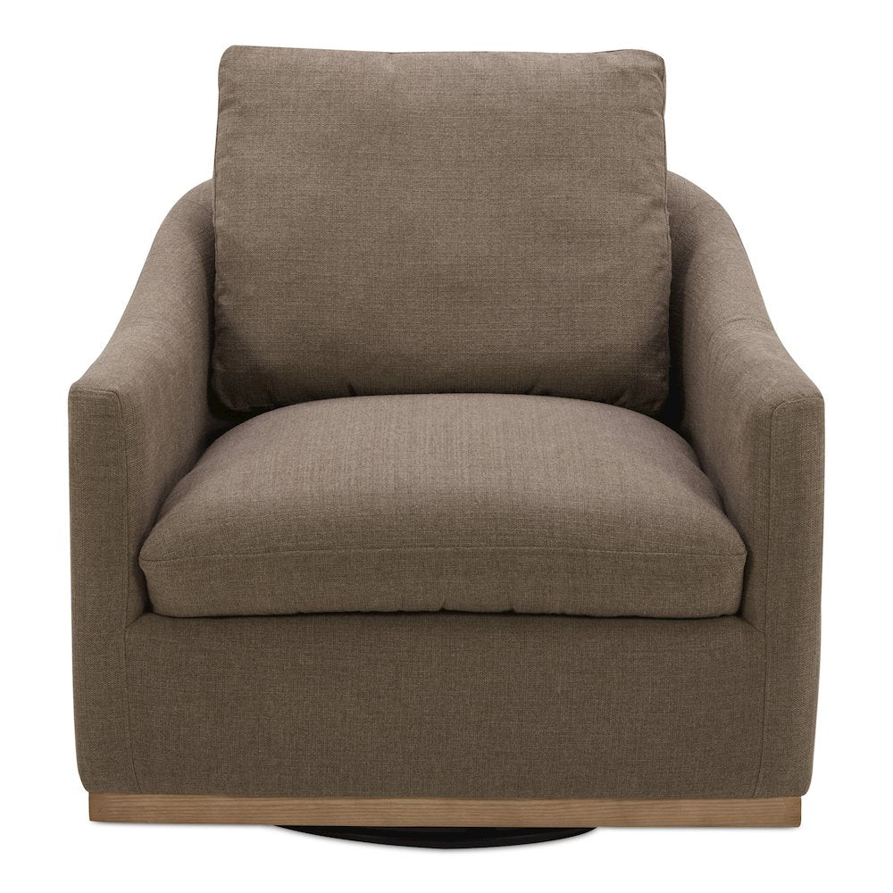 Linden Swivel Chair Soft Taupe