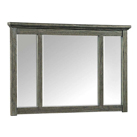 Dresser Mirror in Brushed Pewter