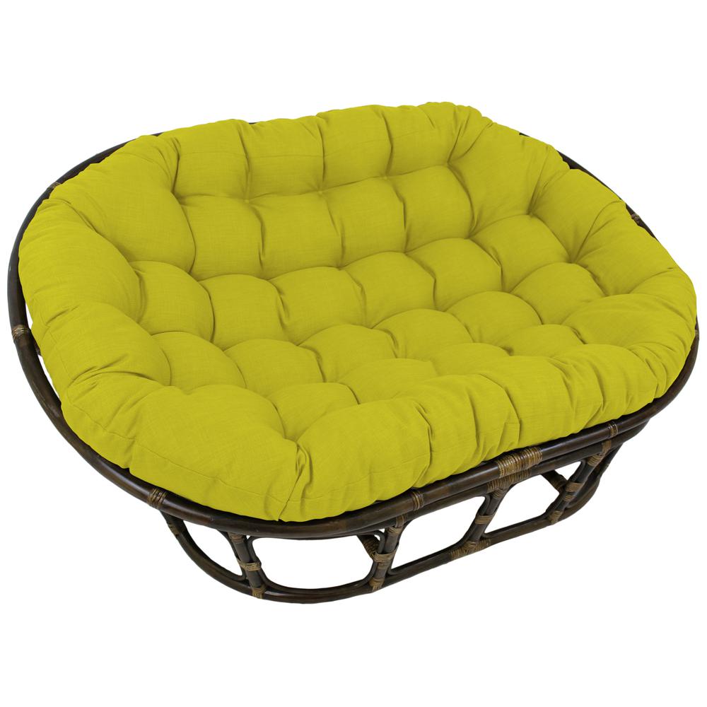 Rattan Double Papasan Chair with Outdoor Cushion