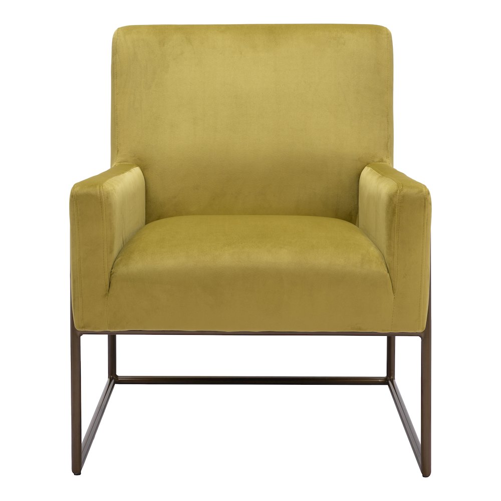 New York Accent Chair Olive Green