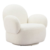 Pilka Swivel Chair White