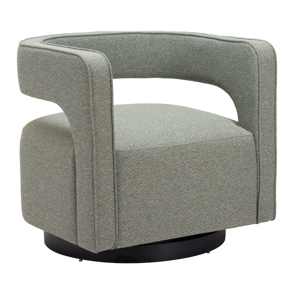 Turku Swivel Chair Sage Green