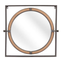 Capell Mirror Antique Gray