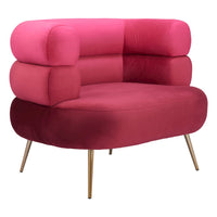 Arish Accent Chair Red