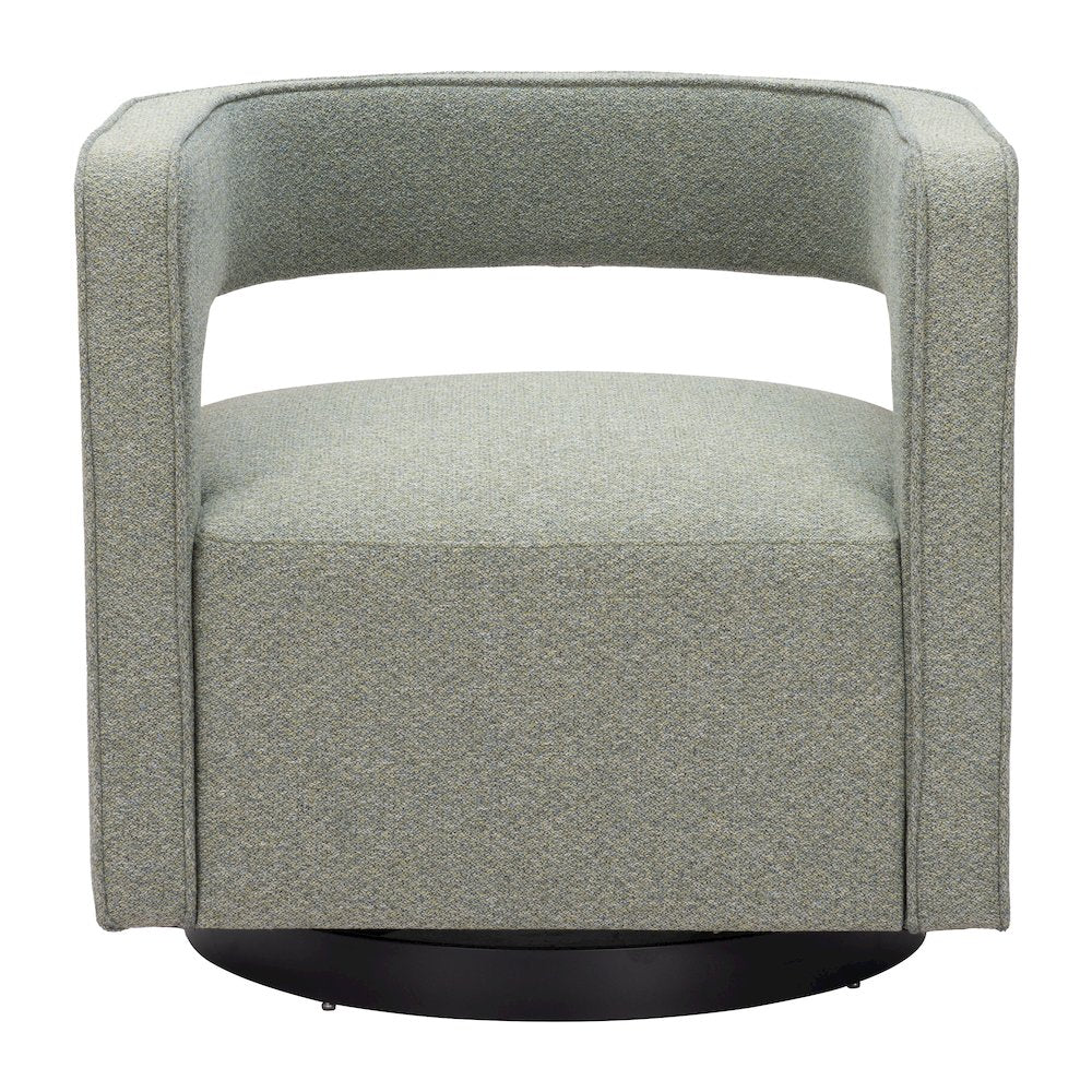 Turku Swivel Chair Sage Green