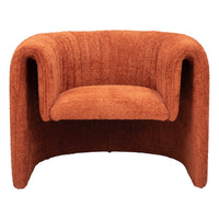 Viana Accent Chair Burnt Orange