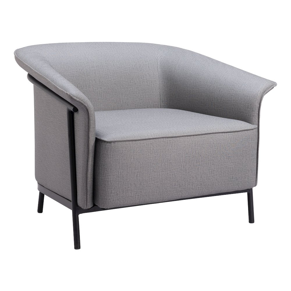 Burry Accent Chair Slate Gray