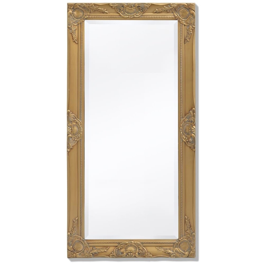 vidaXL Wall Mirror Baroque Style 39.4"x19.7" Gold, 243680