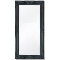 vidaXL Wall Mirror Baroque Style 39.4"x19.7" Black, 243682